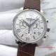 2017 Swiss Replica Montblanc TimeWalker Chronograph Watch SS White Dial Brown Leather (3)_th.jpg